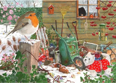 Obrázek produktu pro House of Puzzles Puzzle Robin Redbreast 1000 dílků Puzzle Spiel
