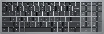 Produktbild von DELL Dell | Keyboard | KB740 | Keyboard | Wireless | Russian | Titan Gray | 2.4 GHz