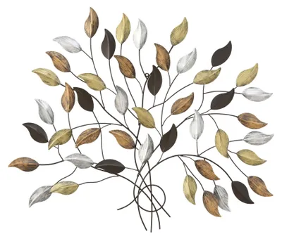 Produktbild von XXL Wandobjekt Eisen Baum-Design 91x103cm Metalldeko Modern Vintage Wandbild