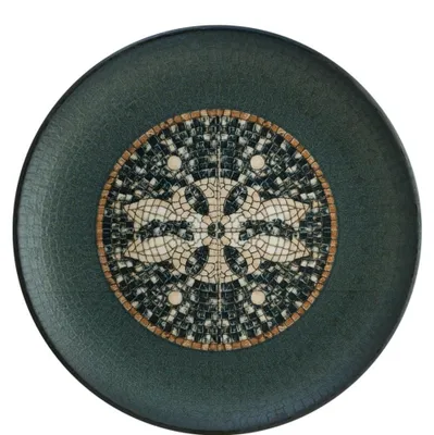 Produktbild von Mesopotamia Mosaic Anthracite Gourmet Teller flach 17cm - 12 Stück