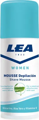 Zdjęcie produktu dla LEA 3.464, Mus do golenia, Kobiety, Uniwersalne, 100 ml, Nawilżający, Zmiękczający, 1 szt.