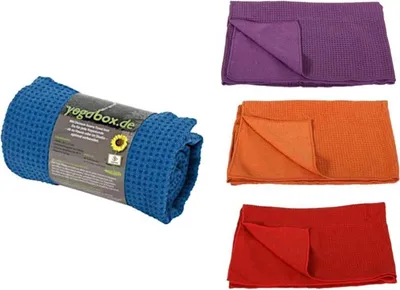 Produktbild von Deuser Sports Yogatuch mit Antirutschnoppen blau