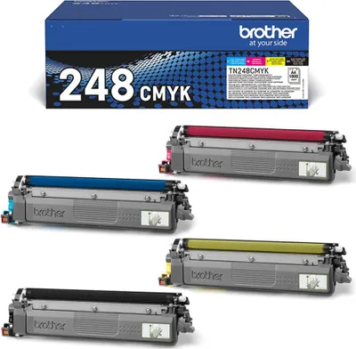 Immagine prodotto di Brother TN248VAL Multipack - confezione da 4 pezzi - nero, giallo, ciano, magenta