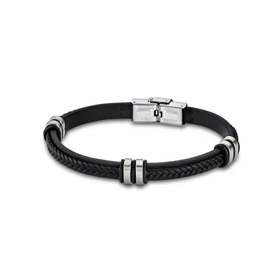 Produktbild von Lotus LS1829/2/1 Herren Armband Edelstahl Silber schwarz 21,5 cm