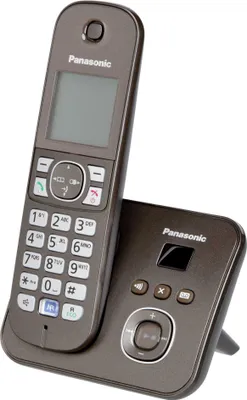 Image de Panasonic KX-TG6821GA Téléphone sans fil avec AB mocca marron