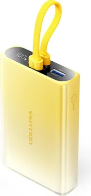 Zdjęcie produktu dla Vention FHZY0, 10000 mAh, 3,85 V, Żółty