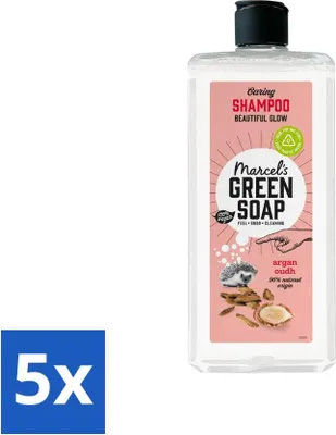 Obrázek produktu pro Marcel's Green Soap - Šampon - Argan & Oudh - Posiluje a vyživuje - 300 ml - hodnotné balení - 5 kusů