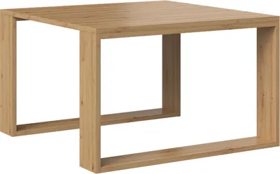 Produktbild von VBChome Kaffeetisch 67 x 67 x 40 cm Eiche Artisan Couchtisch Wohnzimmertisch Teetisch Beistelltisch Sofatisch Modern Wohnzimmer Büro Eiche Artisan