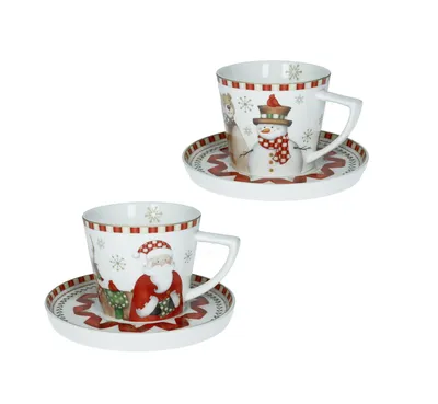Produktbild von RACCONTI Kaffeetassen-Set, 2-teilig, neues Knochenporzellan