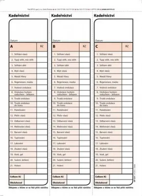Zdjęcie produktu dla Podkład fryzjerski, kalka, A5, 100 kartek