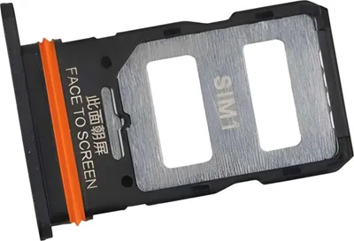 Produktbild von SIM-Kartenhalter für Xiaomi Redmi Note 12 Pro+ 5G (22101316UCP), 48200000PA3W, Schwarz