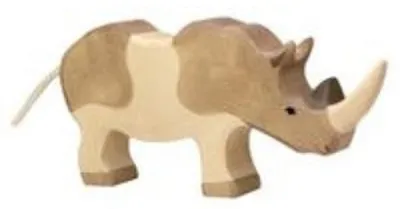 Produktbild von Holztiger Holz Nashorn Spielfigur handgefertigtHolz