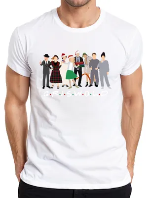 Obrázek produktu pro Griswold Christmas family chaos gift vtipný kultovní film pánské tričko, bílé, L