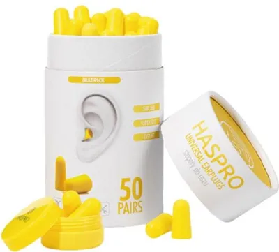 Immagine prodotto di HASPRO TUBE50 tappi per orecchie, giallo