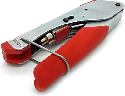 Image de Pince de compression ARLI - Petit modèle pour connecteur F sur câble coaxial SAT RG59 & RG6