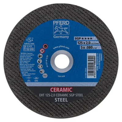 Produktbild von PFERD 61312520, Schneidedisk, Stahl, 12,5 cm, Jede Marke, Flache Mitte, 2,22 cm