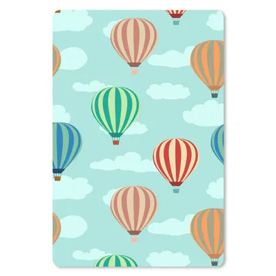 Produktbild von MuchoWow® Mauspad Mousepad Muster - Luft - Ballon 40x60 cm - Mousepads - Maus Mat - Pad - Mausunterlage - Schreibtisch Accesoire