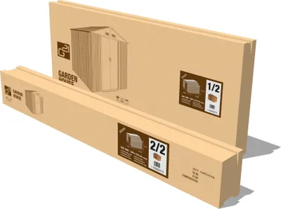 Obrázek produktu pro Zahradní domek G21 GAH 1085 - 340 x 319 cm, hnědý