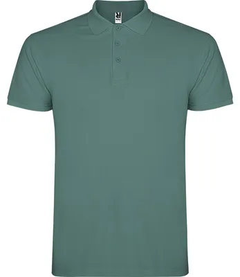 Productafbeelding van Roly - "Star" polohemd voor heren, model LT5493 (XXL) (Rustig blauw)