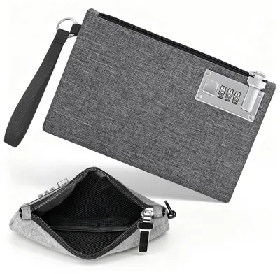 Imagen del producto de Caja de seguridad para dinero y documentos, 25 x 17 cm