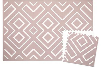Produktbild von eeveve Puzzle Spielmatte, Farbe:Modern Blocks - Old Pink