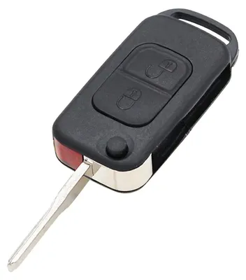 Produktbild von Techstar®-Autoschlüsselgehäuse im Taschenmessertyp für Mercedes-Benz W168, W124, W202, W210, W211, W203, C-Klasse, E-Klasse, S-Klasse, ML, SL – 2 Tasten