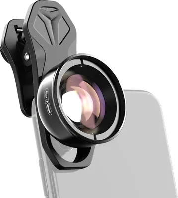 Produktbild von APEXEL APL-HB100mm Univerzální makroobjektiv pro chytré telefony 4K HD Objektiv pro telefonní kameru Bez zkreslení Rozmazané pozadí Kompatibilní s iPhone 11 / XS / XS Max / XR / X / 8/8 Plus