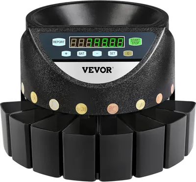 Immagine prodotto di Smistatore di monete argento - Contatore di monete - Macchina conta monete - Smistatore di euro - 300 monete al minuto