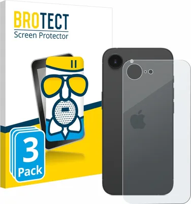 Produktbild von 3x BROTECT Entspiegelungs Schutzglas für Apple iPhone 16e / 17e Schutzfolie Panzer Folie Glas Display Schutz matt