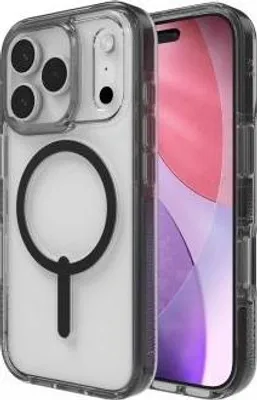 Zdjęcie produktu dla ZAGG Santa Cruz Snap, Pokrowiec, Apple, iPhone 17 Pro, 16 cm (6.3"), Czarny, Przezroczysty