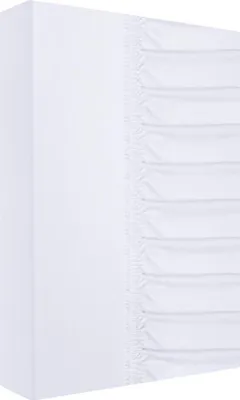 Zdjęcie produktu dla Prześcieradło dżersejowe z gumką 220x200 białe 160g/m2 Zaratex
