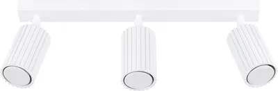 Produktbild von Deckenspot Weiß 3 flammig verstellbar GU10 45 cm Aluminium Wohnzimmer Strahler