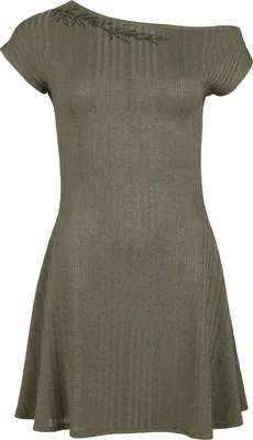 Produktbild von Killstar Kurzes Kleid Damen Forest Fable - Ethereal Forest Mini Dress khaki L