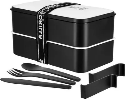 Produktbild von Famanu Bento Lunchbox 1200ml - lekfrei, mikrowellengeeignet, BPA-frei