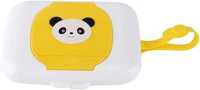 Produktbild von Reis-Tissue-Case - Kinderwagen-Accessoire (Weiß & Gelb)