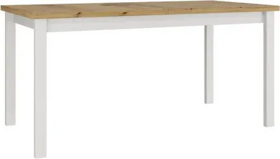 Obrázek produktu pro Rozkládací kuchyňský stůl 160x90 cm ELISEK 4 - dub artisan / bílý
