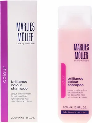 Produktbild von Marlies Möller Colour Brilliance Colour Shampoo, 200 ml, Shampoo, Nicht-professionell, Frauen, Gefärbtes Haar, Alle Farben