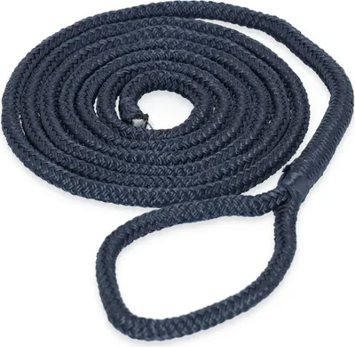 Produktbild von Festmacherleine mit Auge Ø8mm, 2m Länge, aus schwimmfähigem Polyester, uv-beständig