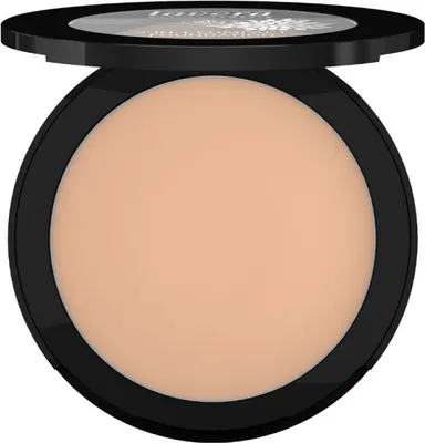 Produktbild von Lavera 2in1 Compact Foundation, Kompaktes Gehäuse, Creme, Jeder Hauttyp, Anti-Akne, Glättend, Nackte Haut, Neutral