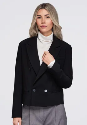 Produktbild von LARICA Blazer Damen Slim Fit moderne Eleganz OW-BL-E0006 black XS