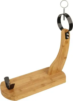 Image de Support à jambon Supreme 36080 Bois Fer Acier chromé