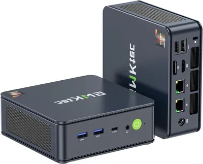 Image de Mini PC - Mini ordinateur - Ordinateur compact - PC ultra compact - Processeur Ryzen 7 7730U - 16 Go de RAM et 512 Go de SSD