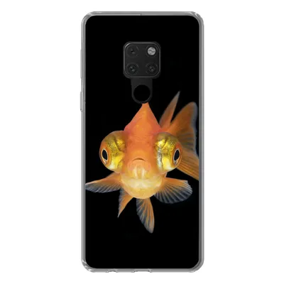 Produktbild von MuchoWow® Handyhülle Schutzhülle Hülle für Huawei P40 Lite Goldfisch - Meerestiere - Augen Silikon Softcase Handy Hülle - Handy
