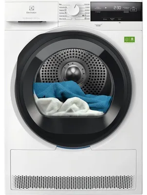Obrázek produktu pro Electrolux EW7H39B, Stojací, Přední plnění, Tepelné čerpadlo, Bílá, Otočné, Dotyk, Pravý