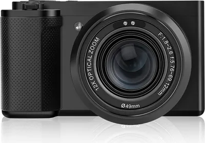 Zdjęcie produktu dla kamera cyfrowa 5K 64 MP WiFi Cyfrowa kamera wideo 3,2-calowy ekran dotykowy z klapką 12-krotny zoom optyczny Automatyczna ręczna regulacja ostrości do wideofilmowania Vlog
