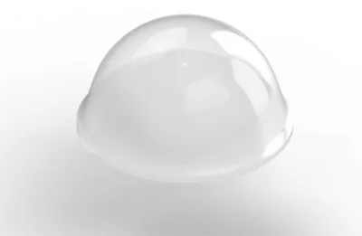 Elastische Puffer, 7,9 mm, transparent, 100 Stück