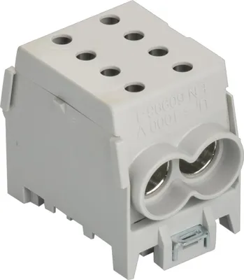 Obrázek produktu pro Pollmann hlavní odbočná svorka, 1pólová, 1 vstup 2x70 mm², 1 výstup 2x70 mm², 1 ks.