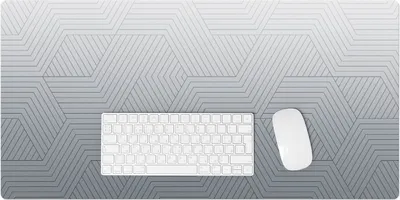 Produktbild von Geometrische Linien – Schreibtischunterlage – Rutschfeste Tischunterlage – Schreibtischmatte für Büro & Zuhause – Schreibunterlage – Mauspad – Tischmatte – 90 x 45 cm