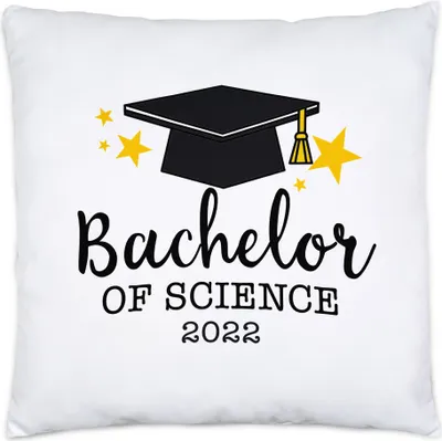 Produktbild von Bachelor of Science 2022 Kissen inkl. Füllung Abschluss Geschenk Studium Absolvent Bachelorabschluss Uni