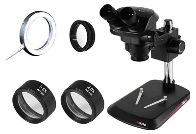 Produktbild von Kaisi Stereo-Mikroskop, 7X-50X Vergrößerung, Binokularansicht, 7X-50X-schwarz